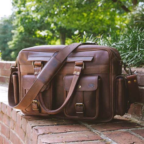 roosevelt buffalo leather pilot bag